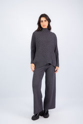 Contour Lined Set -Dark Gray